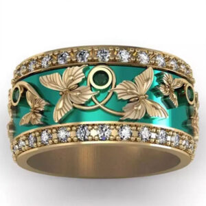 Emerald-Butterfly-Ring