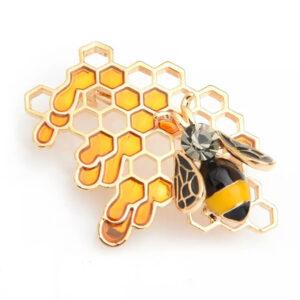 Honeycomb-Brooch