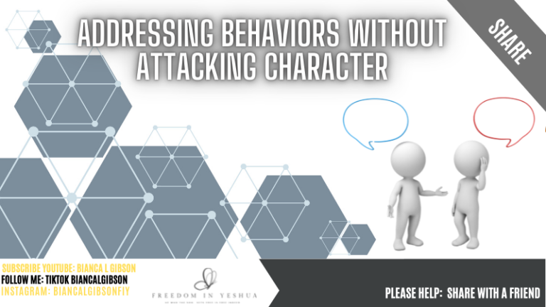 Address Behavior without Attacking Character