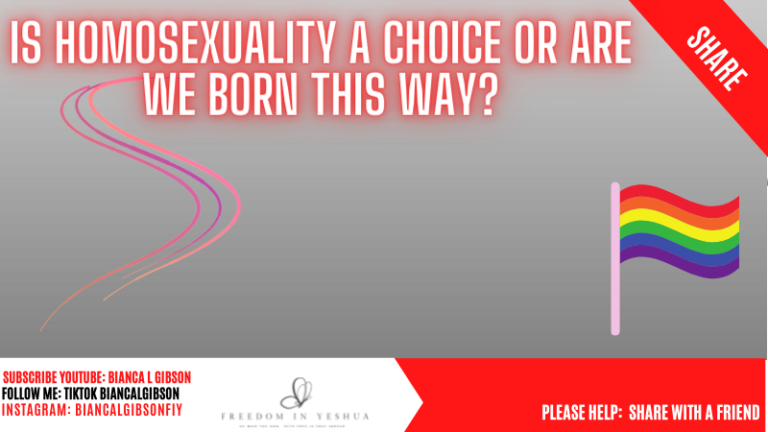 Is Homosexuality a choice or are we born this way?