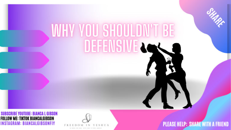 Why you shouldn’t be defensive